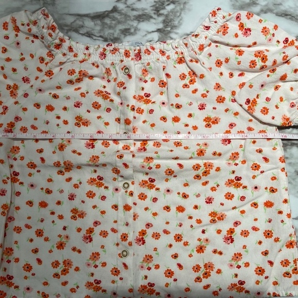 🎀 3 for $25 Zara Girl's Top with Elastic at Shoulders Size 8 GUC - Picture 6 of 12